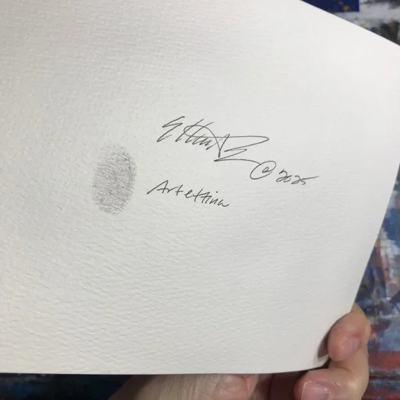 Original Egrets Watercolor Painting Birds Flight Art Landscape Decor Artettina - Picture 8 of 9